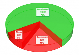 Distribution of weight status in students participating SPFAS (10 to 19 years)